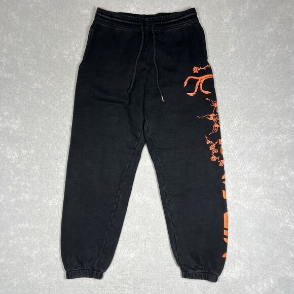 I AM GIA Astrea Graphic Joggers 100% Cotton Women’s Size Medium Black - Picture 1 of 10